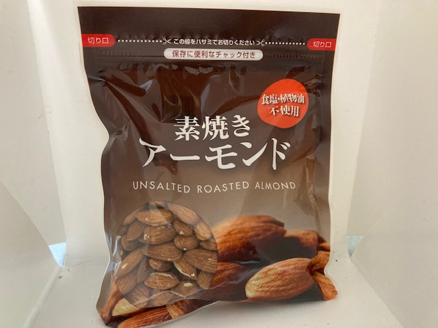 素焼きアーモンド 170g（コメリ）