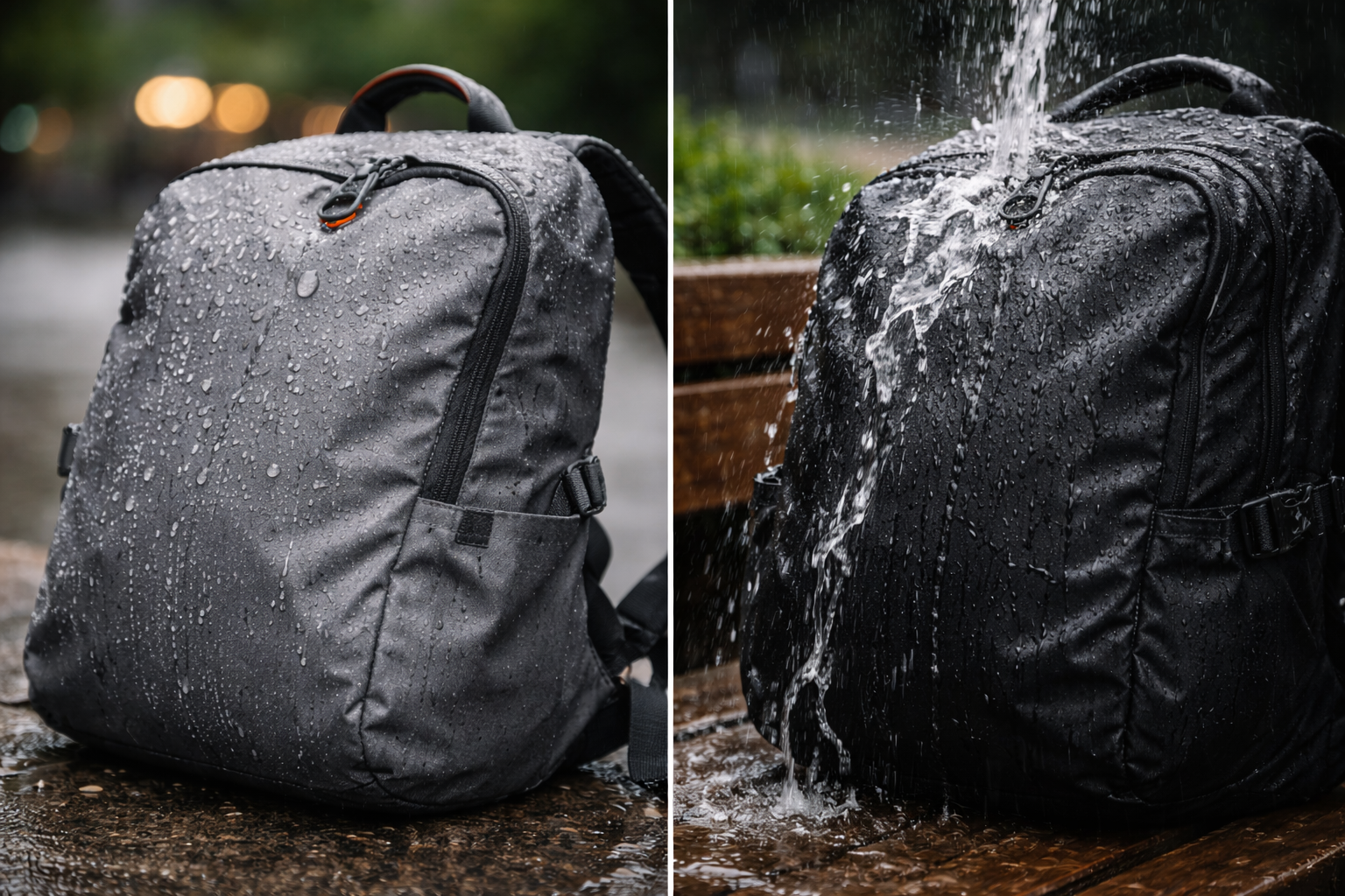 リュックの撥水と防水の違い